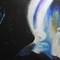 'Lichtwesen' <br> Acryl auf Leinwand   60 x 40   250 €
